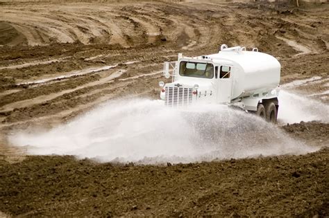 water pump truck